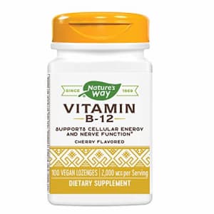 Nature's Way Vitamin B12 Lozenge, 2,000 mcg per Serving, 100 Count for $18