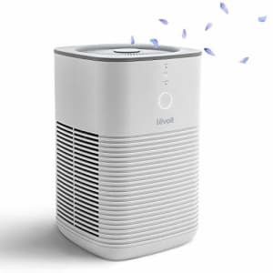 LEVOIT Air Purifier for Home Bedroom, Available for California, Dual H13 HEPA Filter Remove 99.97% for $41