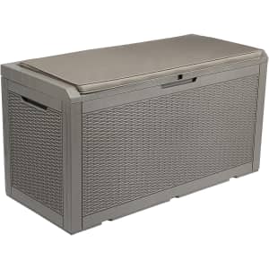YITAHOME 100-Gal. Large Resin Deck Box for $131