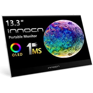 Portable Monitor - INNOCN 13.3" OLED Full HD 1080P 100% DCI-P3 1MS 100000:1 USB Computer Monitor for $181