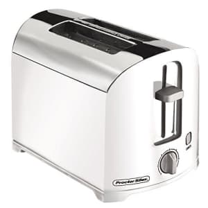 Hamilton Beach 022333226322 Proctor Silex 2 Slice Toaster with Auto Shut Off, Silver | 22632, 1 for $21