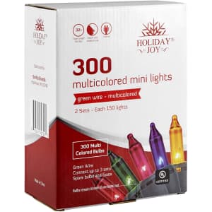 Holiday Joy 300-Count String Lights for $15