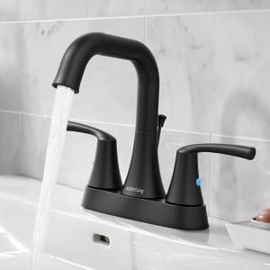 WaterSong 4" 3-Hole Bathroom Sink Faucet for $33 WaterSong 4" 3-Hole Bathroom Sink Faucet for $33