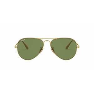 Ray-Ban RB3689 Metal II Aviator Sunglasses, Gold/Polarized Green, 58 mm for $191 Ray-Ban RB3689 Metal II Aviator Sunglasses, Gold/Polarized Green, 58 mm for $191