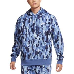 Nike Men's Sportswear Club Fleece Camo Hoodie for $24 Nike Men's Sportswear Club Fleece Camo Hoodie for $24