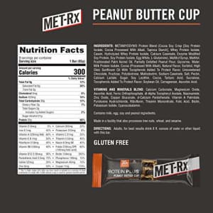 MET-Rx Protein Plus Bar, Great as Healthy Meal Replacement, Snack, and Help Support Energy, Gluten for $28