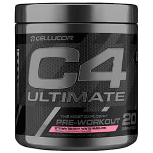Cellucor C4 Ultimate Pre Workout Powder Strawberry Watermelon | Sugar Free Preworkout Energy Supplement for for $35