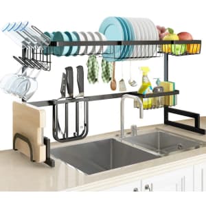 Slenpet Adjustable Over-the-Sink Dish Drying Rack for $40 Slenpet Adjustable Over-the-Sink Dish Drying Rack for $40