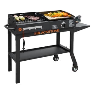 Blackstone Duo Gas Griddle & Charcoal Grill Combo for $229 Blackstone Duo Gas Griddle & Charcoal Grill Combo for $229