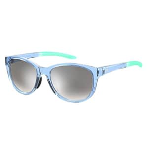 Under Armour Women's UA Breathe Oval Sunglasses, Blue/Milky Green, 57mm, 17mm for $40