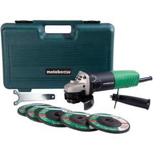 Metabo 6-Amp 4.5" Angle Grinder for $30 in cart