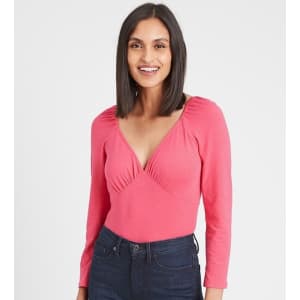Banana Republic Factory Women's Smocked V-Neck Top for $8.49 in cart Banana Republic Factory Women's Smocked V-Neck Top for $8.49 in cart
