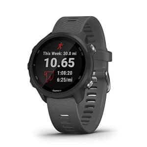 Garmin Forerunner 245, GPS Running Smartwatch with Advanced Dynamics, Slate Gray for $225 Garmin Forerunner 245, GPS Running Smartwatch with Advanced Dynamics, Slate Gray for $225