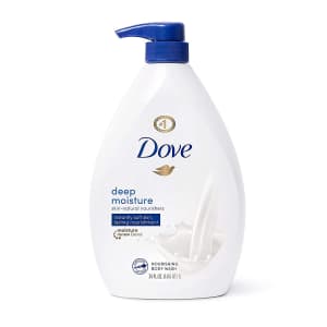 Dove 34-oz. Nourishing Body Wash with Pump for $6.25 w/ Sub & Save Dove 34-oz. Nourishing Body Wash with Pump for $6.25 w/ Sub & Save