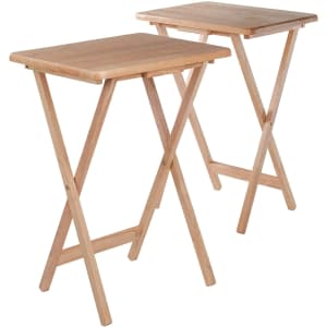 Winsome Alex Solid Wood TV Tray Set for $39 Winsome Alex Solid Wood TV Tray Set for $39