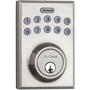 Kwikset Electronic Keypad Deadbolt w/ Motorized Locking for $43 Kwikset Electronic Keypad Deadbolt w/ Motorized Locking for $43