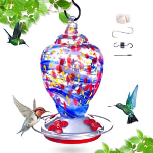 K Kernowo Glass Hummingbird Feeder for $13 K Kernowo Glass Hummingbird Feeder for $13