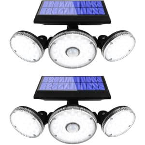 Yomisga Wireless Motion-Sensor Security Lights 2-Pack for $20 Yomisga Wireless Motion-Sensor Security Lights 2-Pack for $20