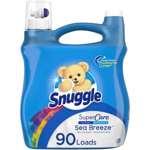 Snuggle SuperCare Liquid Fabric Softener 95-oz. Bottle for $6 Snuggle SuperCare Liquid Fabric Softener 95-oz. Bottle for $6