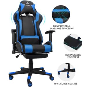 Famree Racing Style Gaming Chair with Massage Zones for $90 Famree Racing Style Gaming Chair with Massage Zones for $90