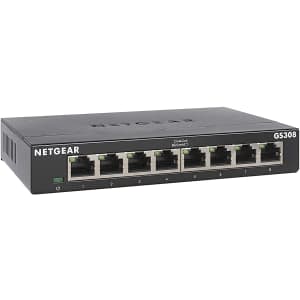 Netgear 8-Port Gigabit Ethernet Unmanaged Switch for $20