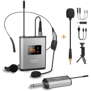 Fansrocck UHF Wireless Lavalier Microphone System for $99 Fansrocck UHF Wireless Lavalier Microphone System for $99