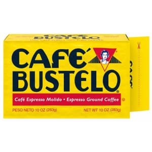 Cafe Bustelo Café Bustelo Espresso Dark Roast Ground Coffee Brick 24-Pack for $54 via Sub & Save