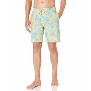 Rip Curl Men's Tropicool Layday Side Pocket Board Shorts, Yellow, 31 for $55