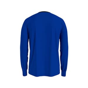 Tommy Hilfiger Men's Tommy Jeans Long Sleeve Badge T Shirt, Blue River Fog, SM for $29 Tommy Hilfiger Men's Tommy Jeans Long Sleeve Badge T Shirt, Blue River Fog, SM for $29