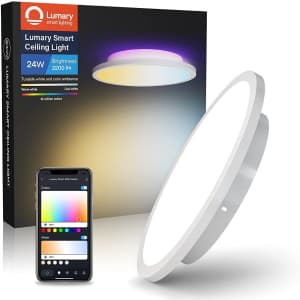 Lumary 24W RGBW LED Smart Ceiling Light for $40