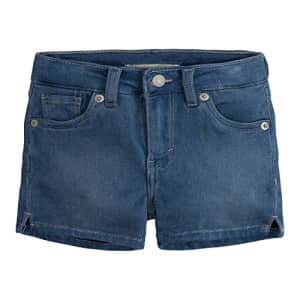 Levi's Girls' Big Super Soft Denim Shorty Shorts, Light Indigo, 12 for $20 Levi's Girls' Big Super Soft Denim Shorty Shorts, Light Indigo, 12 for $20