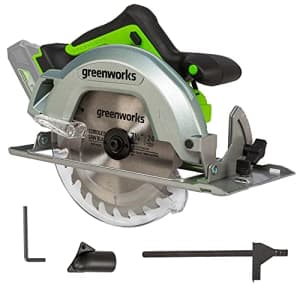 Greenworks 24V Brushless 7 - 1/4-inch Circular Saw, Battery Not Included CR24L00 for $90