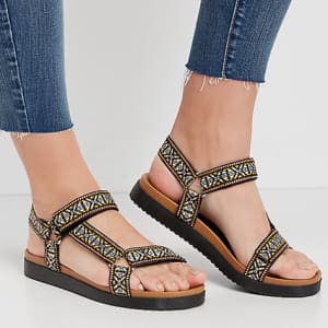 Maurices Women's Polly Woven Strap Utility Sandals for $10 Maurices Women's Polly Woven Strap Utility Sandals for $10