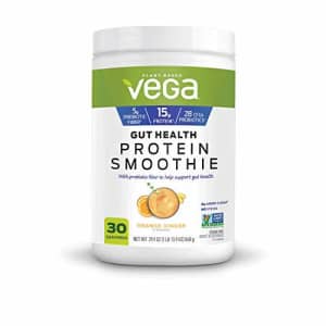Vega Gut Health Protein Smoothie Orange Ginger Flavored Drink Mix Net Wt 29.9 Ounce for $17 Vega Gut Health Protein Smoothie Orange Ginger Flavored Drink Mix Net Wt 29.9 Ounce for $17