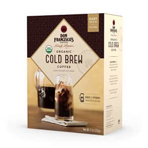Don Franciscos Organic Cold Brew Coffee, 4 Pitcher Packs (makes 2 pitchers) for $20 Don Franciscos Organic Cold Brew Coffee, 4 Pitcher Packs (makes 2 pitchers) for $20