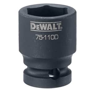 DEWALT DWMT75110OSP 6 Point 1/2" Drive Impact Socket 20MM for $13 DEWALT DWMT75110OSP 6 Point 1/2" Drive Impact Socket 20MM for $13