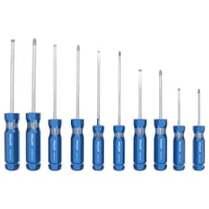 Channellock SD-10A 10pc Professional Screwdriver Set | Made in USA | Includes #1x3, 1x6, 2x4, 2x6, for $88