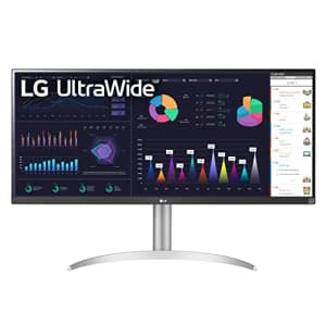 LG 34WQ650-W 34 Inch 21:9 UltraWide Full HD (2560 x 1080) IPS Monitor, with RGB 99% Color Gamut, for $300