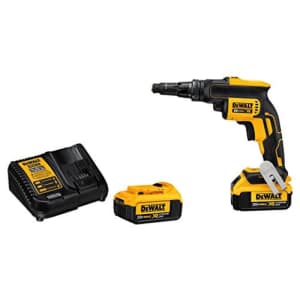 DEWALT 20V MAX* XR Screw Gun with Adjustable Torque and Clutch, Brushless (DCF622M2) for $422
