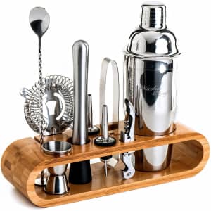 Mixology 10-Piece Bartender Kit w/ Bamboo Stand for $50 Mixology 10-Piece Bartender Kit w/ Bamboo Stand for $50