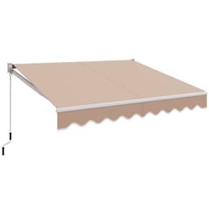Costway 8x6.5-Ft. Retractable Patio Awning for $128