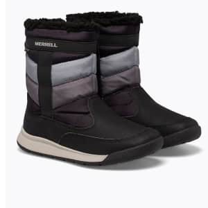 Merrell Big Kids' Alpine Puffer Waterproof Boots for $26