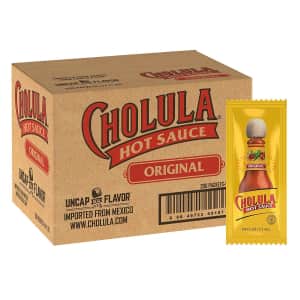 200 Cholula Original Hot Sauce Packets for $10 200 Cholula Original Hot Sauce Packets for $10