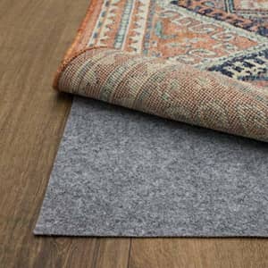 Mohawk Home Low Profile Felt Non Slip Latex Dual Surface Rug Pad, 5' X 7', Gray for $58