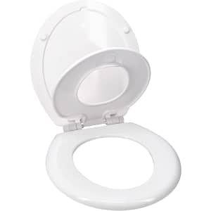 Ginsey Home Solutions Slow-Close Round Toilet Seat for $11