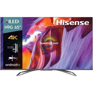 Hisense H9G Quantum Series 65H9G 65" 4K HDR ULED Smart TV for $799