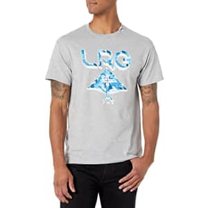 LRG Lifted Research Group Men's Collection T-Shirt, Camo Tribe Grey Heather, 3X for $16