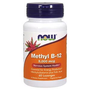 Now Foods NOW Supplements, Methyl B-12 (Methylcobalamin) 5,000 mcg, Nervous System Health*, 60 Lozenges for $16 Now Foods NOW Supplements, Methyl B-12 (Methylcobalamin) 5,000 mcg, Nervous System Health*, 60 Lozenges for $16