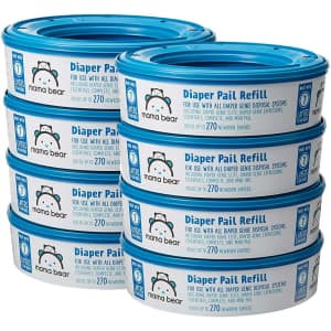 Mama Bear 270-Count Diaper Pail Refills 8-Pack for $25 via Sub & Save Mama Bear 270-Count Diaper Pail Refills 8-Pack for $25 via Sub & Save