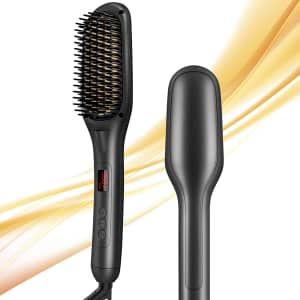 Graphene Times 2-in-1 Ionic Hair Straightener Brush for $25 Graphene Times 2-in-1 Ionic Hair Straightener Brush for $25